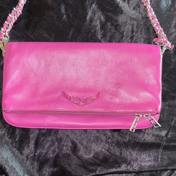 Zadig & Voltaire Fuchsia Crossbody Bag - Picture 1 of 11